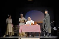 Sancho y el doctor Pedro Recio de mal ag&uuml;ero...